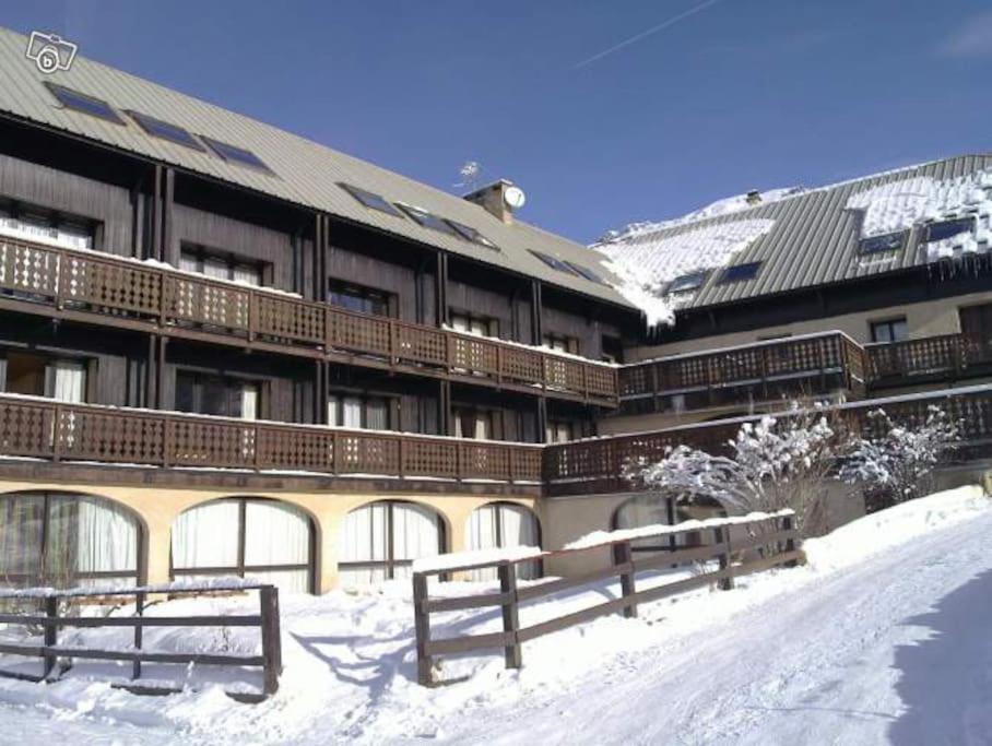 Duplex Avec Belle Terrasse Au Pied Des Pistes Leilighet Vars  Eksteriør bilde